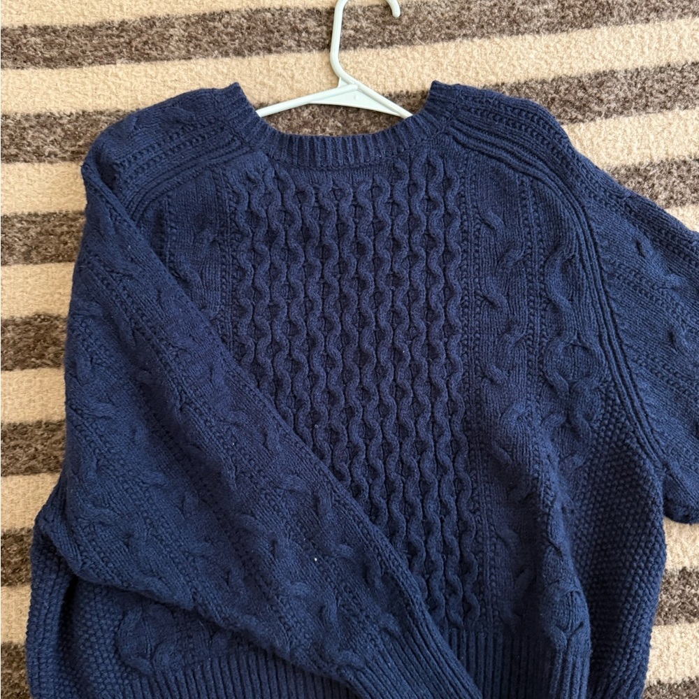 Universal Thread Navy Cable Knit Sweater
